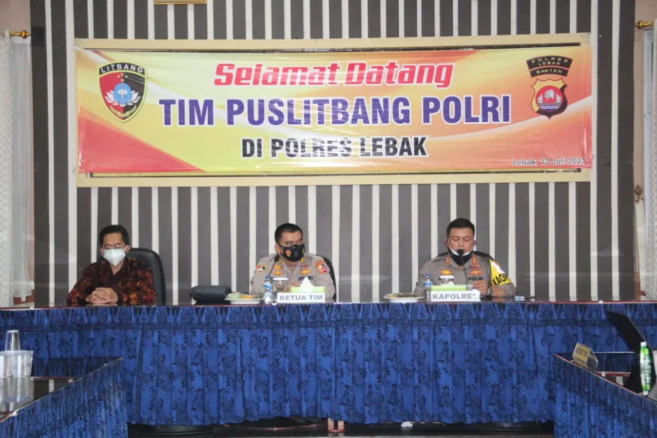 Tim Puslitbang Polri Kunjungi Polres Lebak, Ada Apa 7 Tim Puslitbang Polri Kunjungi Polres Lebak, Ada Apa I PojokPublik