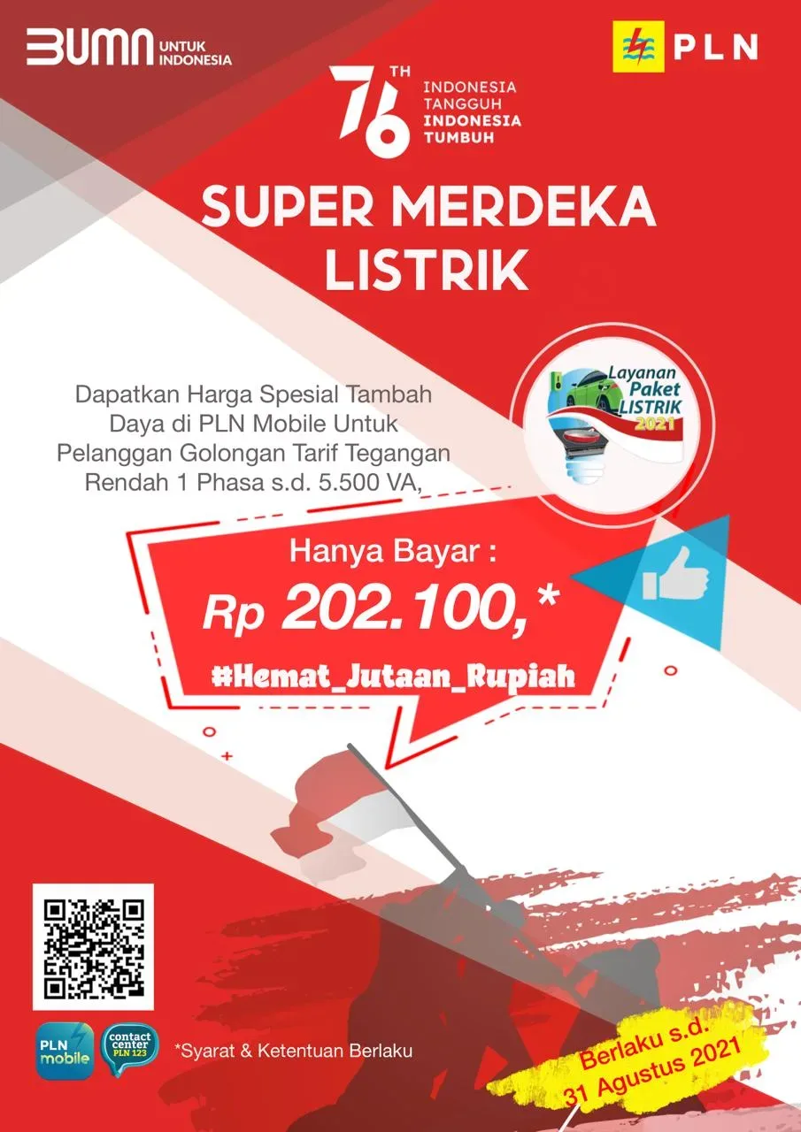 Amazing Sambut HUT RI, PLN Luncurkan Super Merdeka Listrik 7 Amazing Sambut HUT RI, PLN Luncurkan Super Merdeka Listrik I PojokPublik