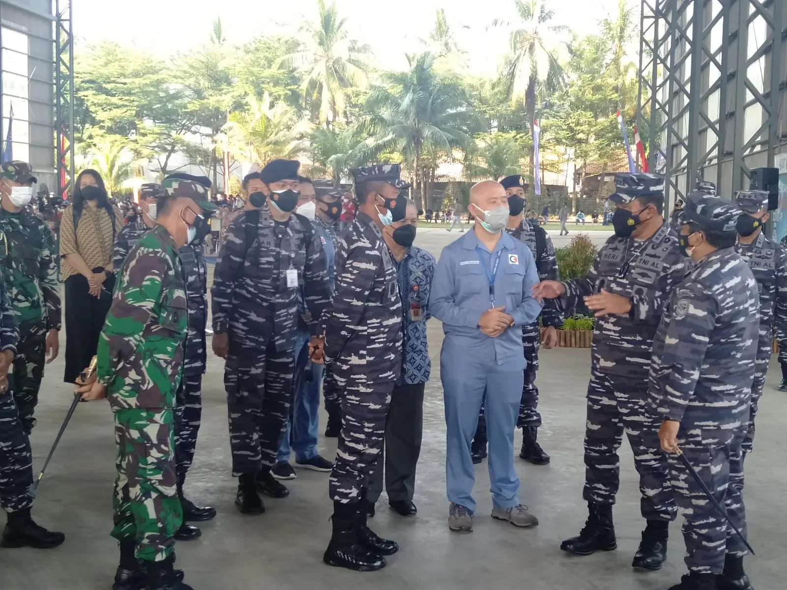 Danrem 064 Dampingi Kasal Tinjau Vaksinasi 7 Danrem 064 Dampingi Kasal Tinjau Vaksinasi I PojokPublik