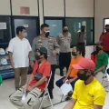 Kapolres Lebak Tinjau Pelaksanaan Vaksinasi Covid-19 Tahap II di PT. Aplus Pasific I PojokPublik