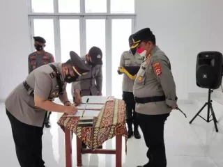 Kapolres Lebak Polda Banten Pimpin Sertijab Kasat Lantas dan Kapolsek Rangkasbitung