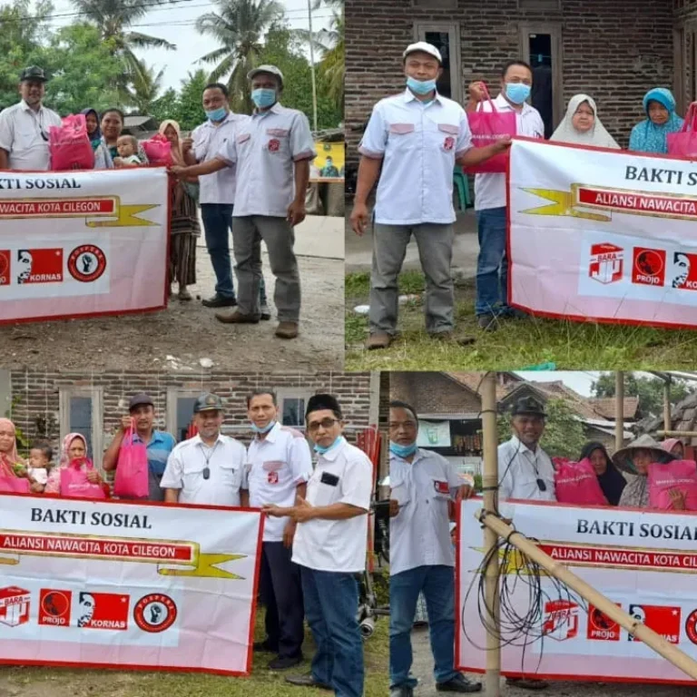 Aliansi Nawacita Kota Cilegon Rutin Distribusikan Sembako ke Masyarakat