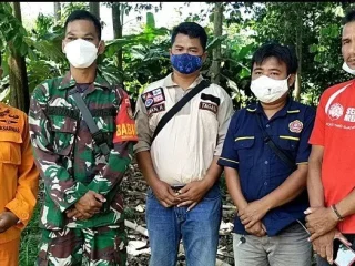 Ungkapan Terimakasih Babinsa Cijoro Lebak Kepada Relawan Pasca Ditemukannya Korban Tenggelam