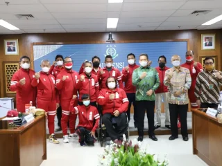 Jaksa Agung Terima Audiensi Kontingen Indonesia Paralympic Games 2020 Tokyo