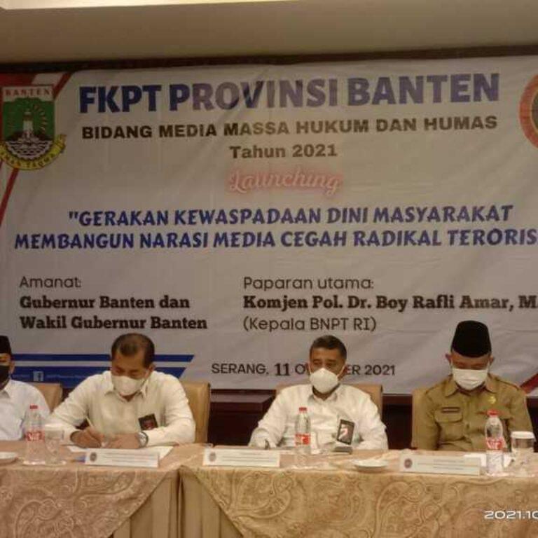 Ngerih, FKPT Banten Bangun Narasi Media Cegah Terorisme