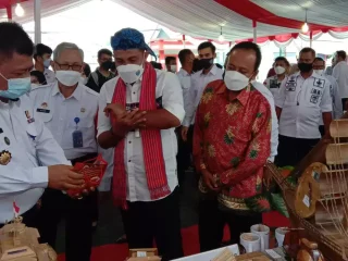 Wamenkumham RI dan Ombudsman Banten Tinjau Karya Warga Binaan Lapas Serang
