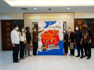 AWAS....!Terima Mural, KSP Dukung Penurunan Pravelensi Rokok Anak