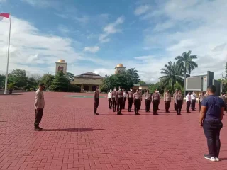 SPKT Polda Banten Laksanakan Serah Terima Piket Pelayanan Polda Banten