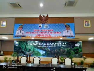 Kabag Kesra Lebak Gelar Rapat Persiapan MTQ 2022