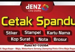 Percetakan Spanduk Denzo Citra Grafika di Lebak