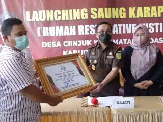 Ciptakan Suasana Kondusif Saung Karapihan Di Apresiasi Bupati