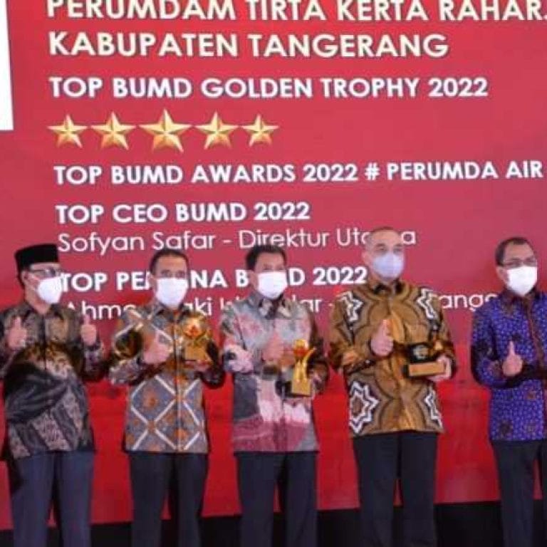 Pemkab Tangerang Borong Empat Penghargaan BUMD Award 2022
