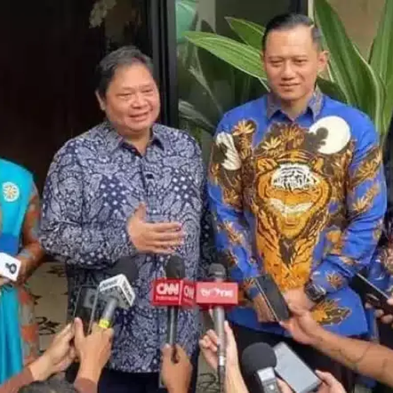 Sinyal Koalisi, AHY Temui Airlangga Hartanto