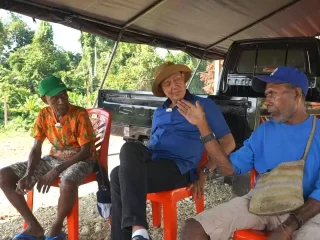 Ayep Zaki Disambut Tokoh Adat Kembangkan Ekosistem Pertanian di Keerom
