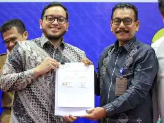 Penandatanganan MoU BPD HIPMI Sumbar dengan Bank Nagari, Dirut Muhamad Irsyad: Mari Kita Berkolaborasi