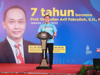 Gelar Syukuran 7 Tahun, Dirjen Dukcapil Dukung Perlindungan Pekerja Migran