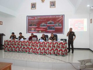 Kejari Biak Numfor Paparan Restorative Justice di STIH