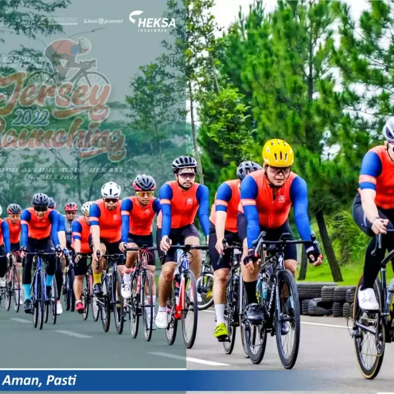 HEKSA INSURANCE BERIKAN EDUKASI PERLINDUNGAN DIRI KEPADA KOMUNITAS ROAD BIKE LAGOON LOOP CYCLIST
