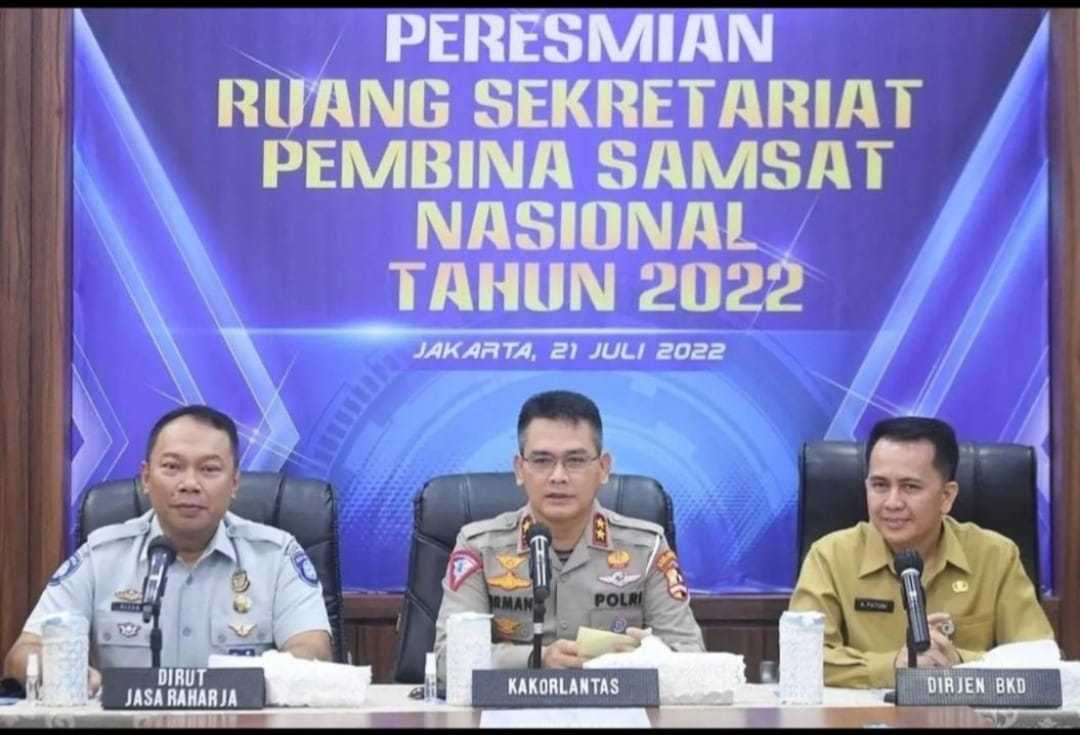 Kemendagri, Korlantas, dan Jasa Raharja Resmikan Sekretariat Bersama Pembina Samsat Nasional 7 Kemendagri, Korlantas, dan Jasa Raharja Resmikan Sekretariat Bersama Pembina Samsat Nasional I PojokPublik
