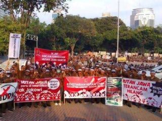 Lawan Terus .....! Serikat Perhutani Bersatu dan Penggiat Lingkungan Gugat Menteri LHK ke PTUN