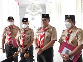 Presiden Jokowi Terima Kunjungan Kwarnas Gerakan Pramuka, Bahas Jambore Nasional