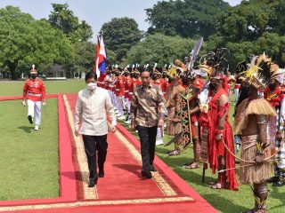 Presiden Jokowi Sambut Kunjungan Presiden Filipina Ferdinand Marcos di Istana Bogor