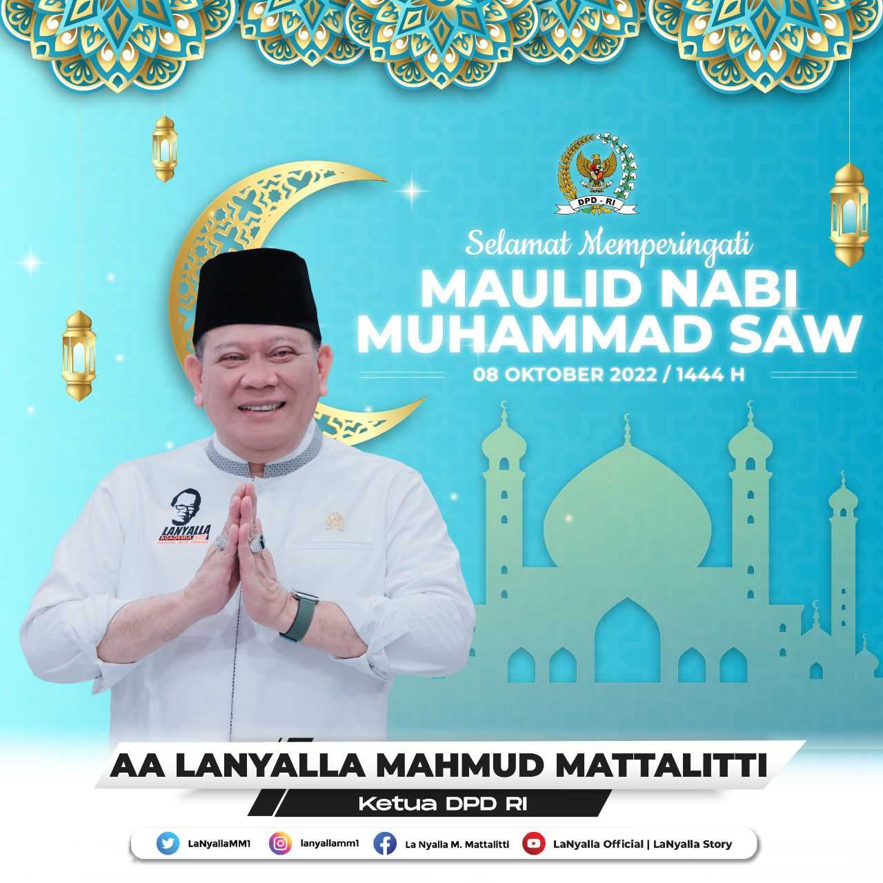 Maknai Kelahiran Nabi Muhammad SAW, Ketua DPD RI Mempedomani Ahlaknya 7 Maknai Kelahiran Nabi Muhammad SAW, Ketua DPD RI Mempedomani Ahlaknya I PojokPublik