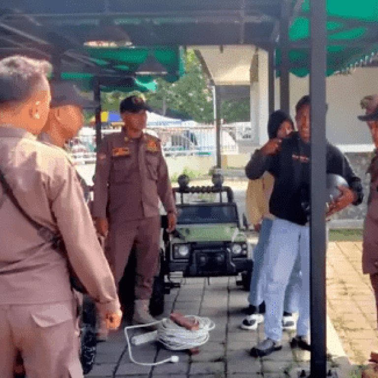 Jaga Keindahan dan Kenyamanan Alun-alun Tigaraksa, Satpol PP Lakukan Edukasi Pedagang