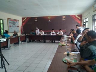 Rakor KPU Pandeglang Bersama Partai Politik Jelang Pemilu 2024