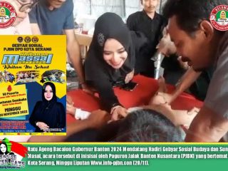 Bakal Calon Gubernur Banten Ratu Ageng Rekawati Hadiri Gebyar Sosial Budaya