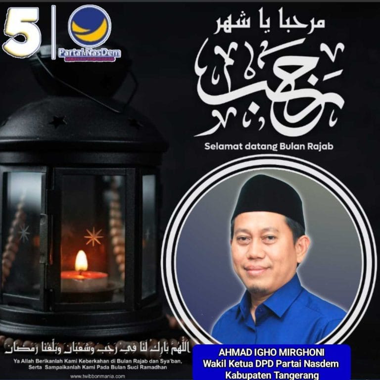 Ahmad Igho Mirghoni Wakil Ketua DPD Partai Nasdem Kabupaten Tangerang