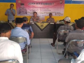 Mendengarkan Keluhan Masyarkat, Polsek Cisoka Lakukan Kegiatan Jum'at Curhat