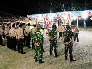 Polsek Mauk Polresta Tangerang Gelar Apel Pengamanan Imlek Tahun 2023