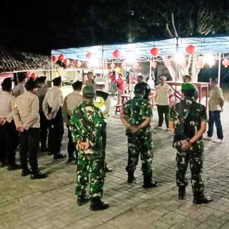 Polsek Mauk Polresta Tangerang Gelar Apel Pengamanan Imlek Tahun 2023