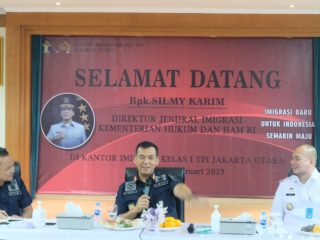 Kunjungi Kanim Jakarta Utara, Dirjen Imigrasi Sampaikan 4 Arahan Presiden Jokowi
