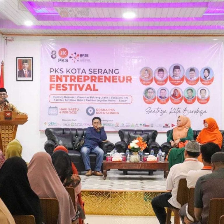 Ratusan UMKM Hadiri Entrepreneur PKS Kota Serang, Ini Pesan Hasan Basri