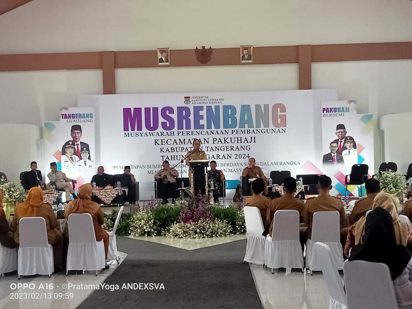 Rencana Pembangunan 2024 Camat Pakuhaji Dorong Desa Bentuk Kegiatan   IMG 20230213 WA0007 