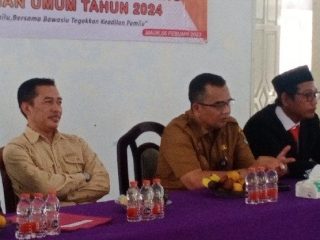 Panwaslu Kelurahan Desa se- Kecamatan Mauk Resmi Dilantik