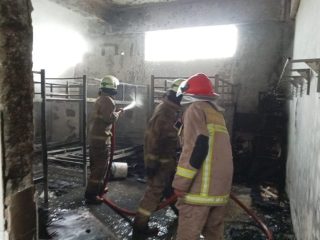 Diduga Konsleting Listrik Pondok Pesantren di Sukamulya Tangerang Kebakaran
