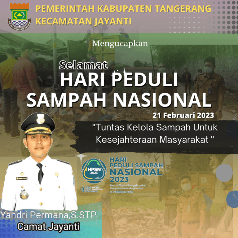 Camat Jayanti Ucapkan HPSN 2023