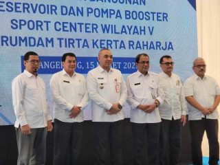 Diresmikan Bupati Zaki, Reservoir dan Pompa Booster Perumdam TKR di Kelapa Dua Menjangkau 17 Ribu Pelanggan