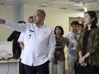 Utusan Korea Cek Layanan SP4N Lapor di Kabupaten Tangerang