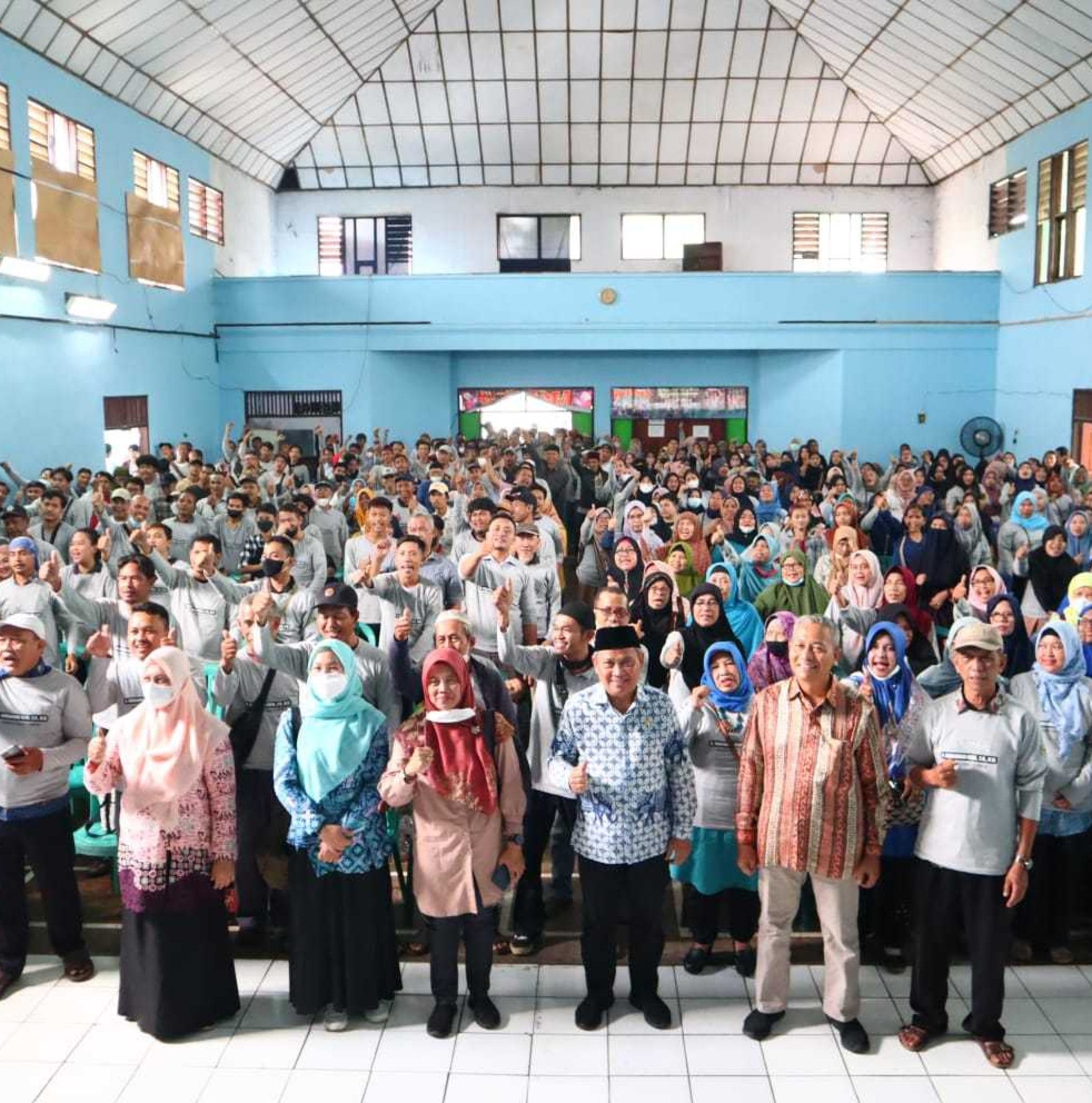 Sosialisasi Germas, Muhammad Rizal DPR RI Ajak Masyarakat Cibodas Hidup Sehat