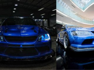 Lampu Full Custom Pertama di Dunia untuk  Mobil JDM, Karya Saber Industries pada  Mitsubishi Evo IX MR