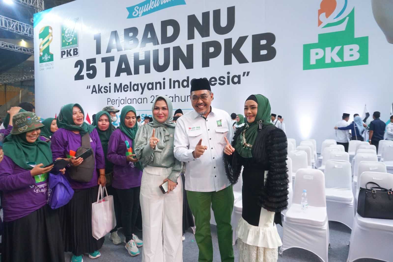 Teh Camel Ungkap Bangga Ikut Terlibat di Harlah PKB 1 Teh Camel Ungkap Bangga Ikut Terlibat di Harlah PKB