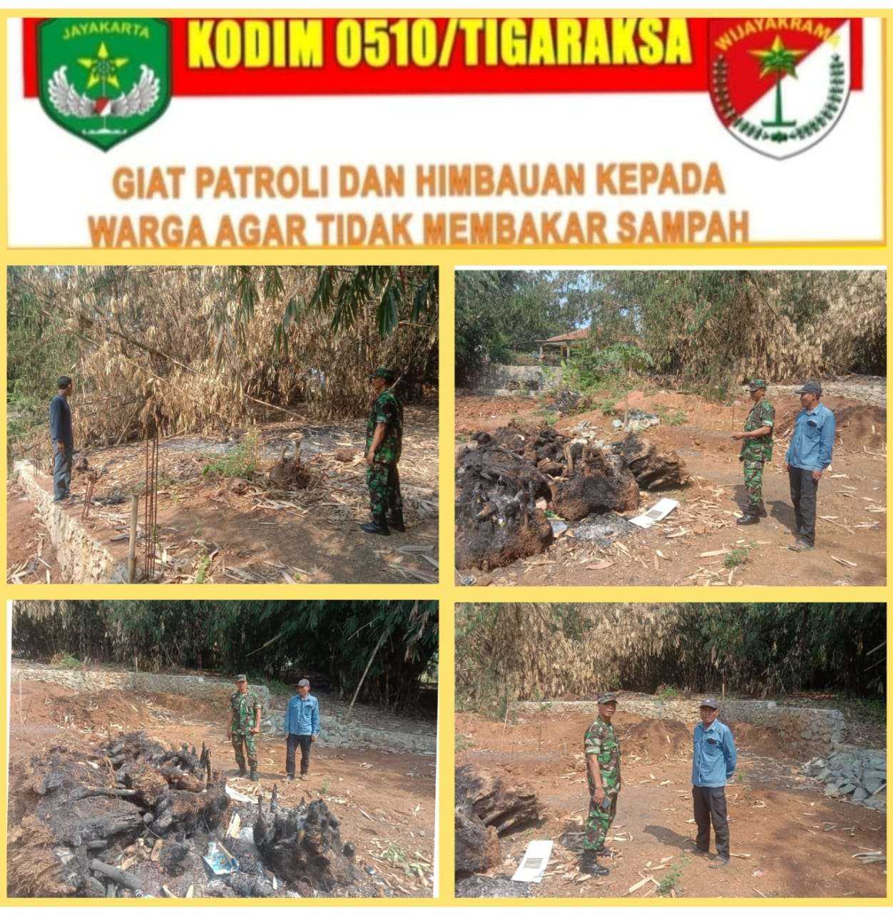 Cegah Kebakaran Lahan Kosong, Babinsa sigap Laksanakan Pemadaman Pembakaran Sampah 7 Cegah Kebakaran Lahan Kosong, Babinsa sigap Laksanakan Pemadaman Pembakaran Sampah I PojokPublik