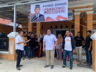 Gas, Gerindra Resmikan Posko Juang Prabowo Presiden 2024 di Tanah Bumbu