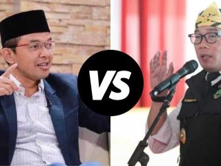 Demi Berebut Suara Kiai Maman Vs Ridwan Kamil Baku Hantam di Tiga Daerah