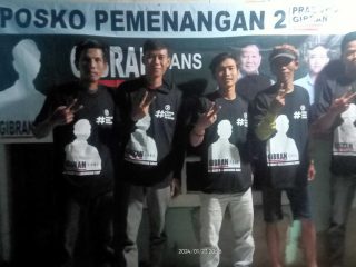 Gibran Fans Tanggerang Optimis Prabowo-Gibran Menang Satu Putaran Bersama Relawan