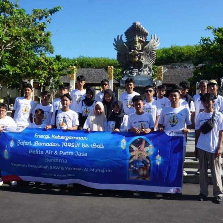 Semarakkan Semangat Berbagi saat Ramadan, Pelita Air dan Patra Jasa Ajak Panti Asuhan Safari Ramadan ke Bali